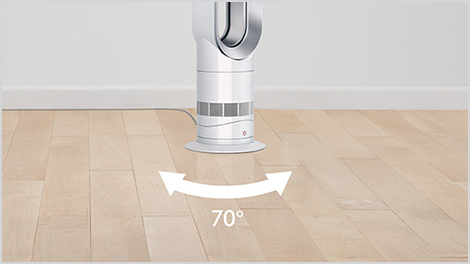 Dyson Hot+Cool Jet Focus Plynulá oscilace