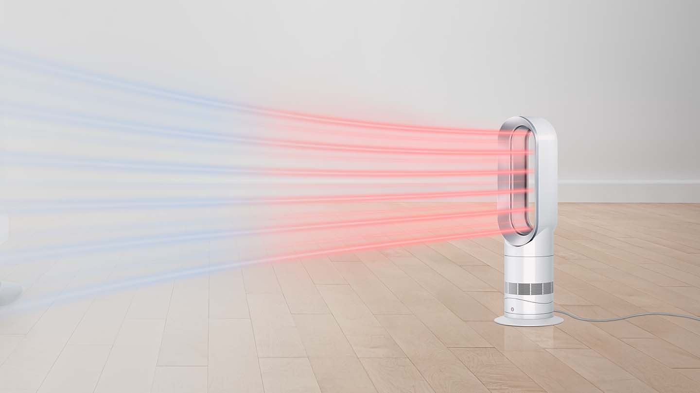 Dyson Hot+Cool Jet Focus zesiluje proudění vzduchu