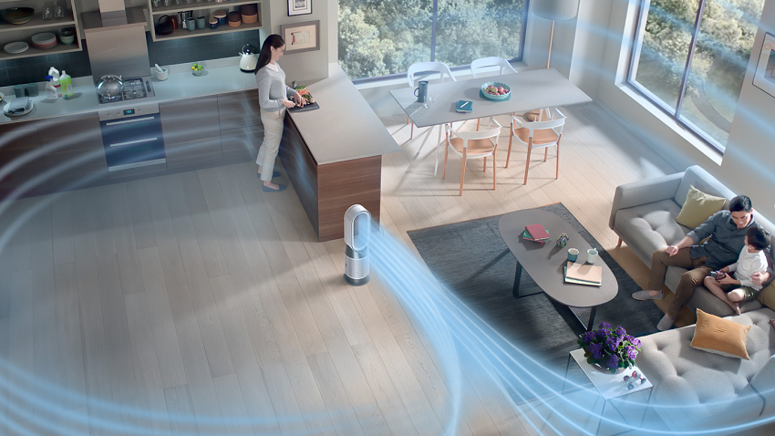 Dyson Purifier Hot+Cool gen1 Čistění celé místnosti