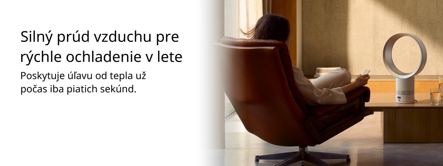 Silný prúd vzduchu pre rýchle ochladenie v lete