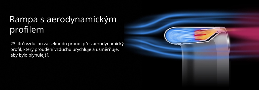 Rampa s aerodynamickým profilem