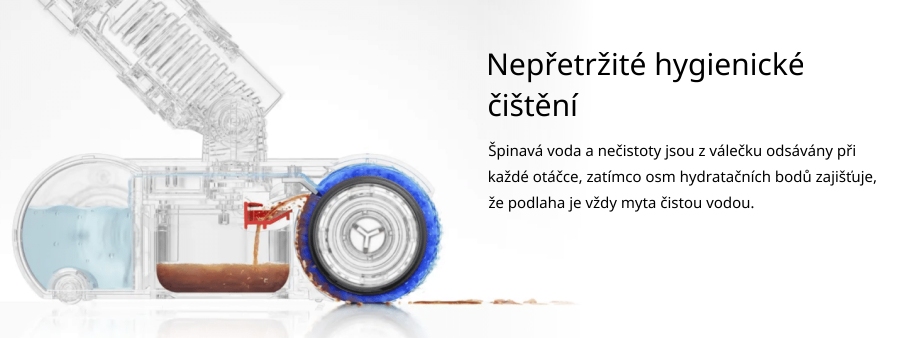 Nepřetržité hygienické čištění