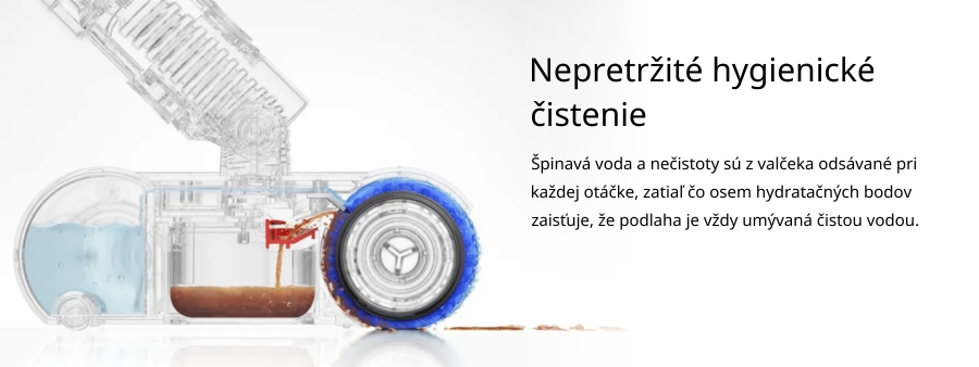 Nepretržité hygienické čistenie