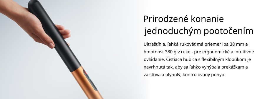 Prirodzené riadenie jednoduchým pootočením