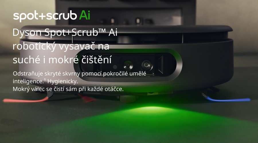 Robotický vysavač Dyson Spot+Scrub Ai