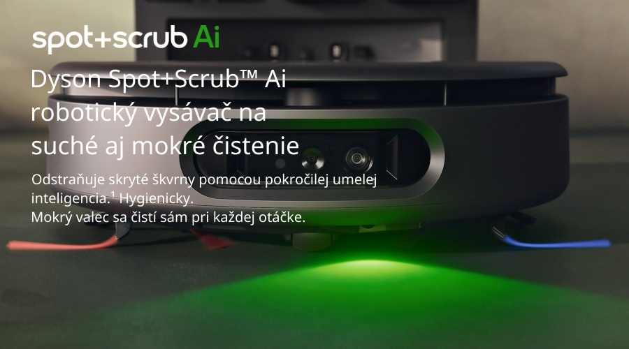 Robotický vysávač Dyson Spot+Scrub Ai