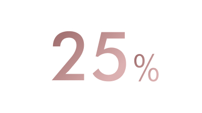 25% lehčí