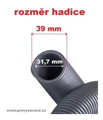 Kde změřit průměr hadice k vysavači