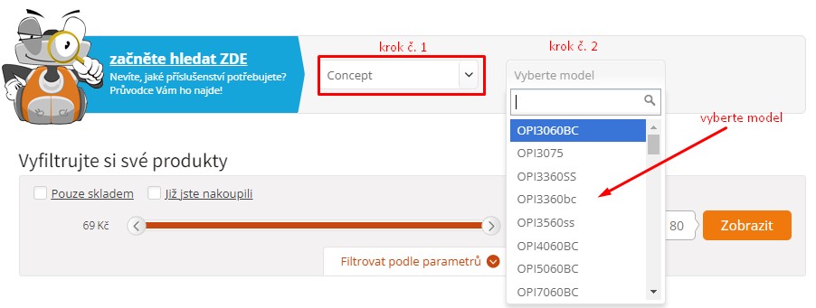 Jak vyhledat správný filtr do digestoře podle výrobce a modelu
