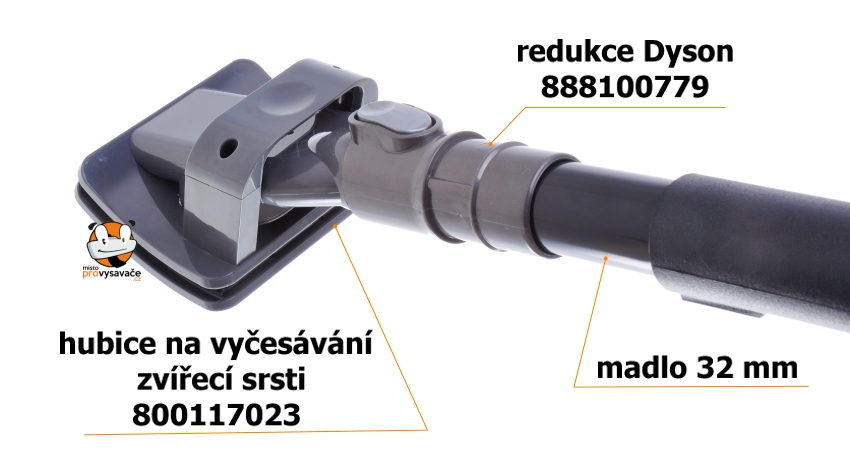 Hubice na zvířecí srst Dyson pro klasické vysavače