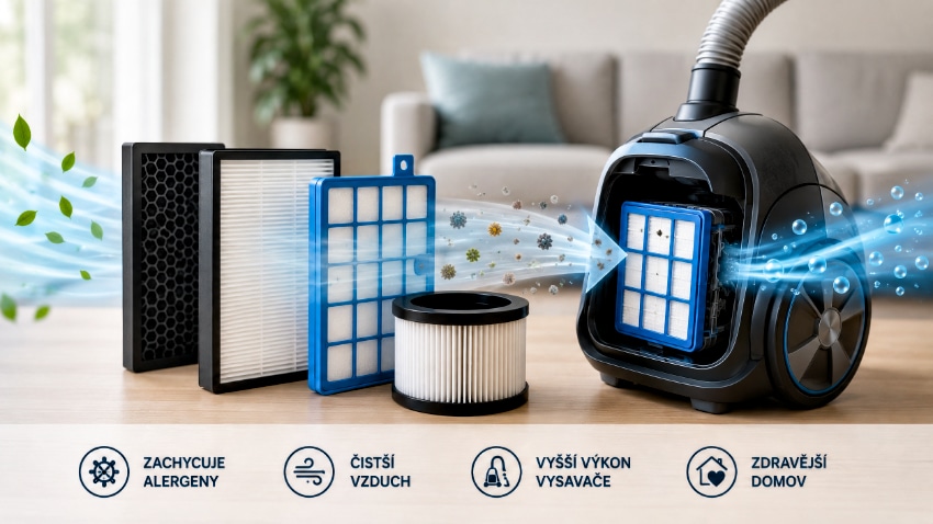čistota díky HEPA filtraci
