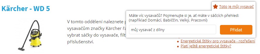 Toto je můj vysavač jméno