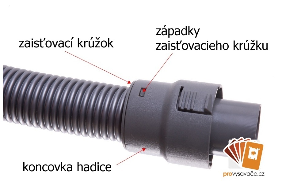 Koncovka hadice do vysávača