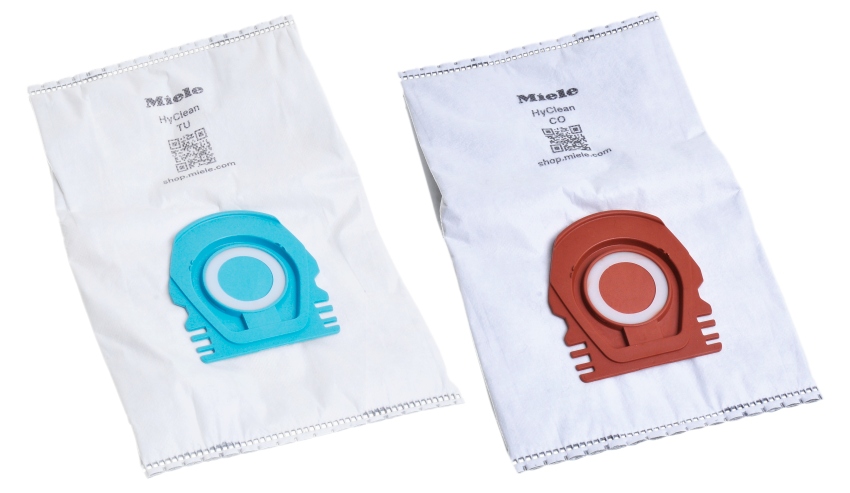 Porovnání sáčků Miele HyClean Pure TU a CO