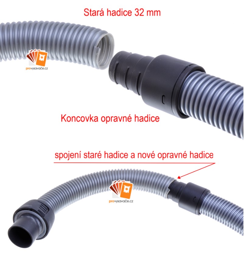 Opravná hadice na staré koncovce hadice