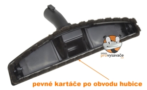 Parketová hubice zespodu
