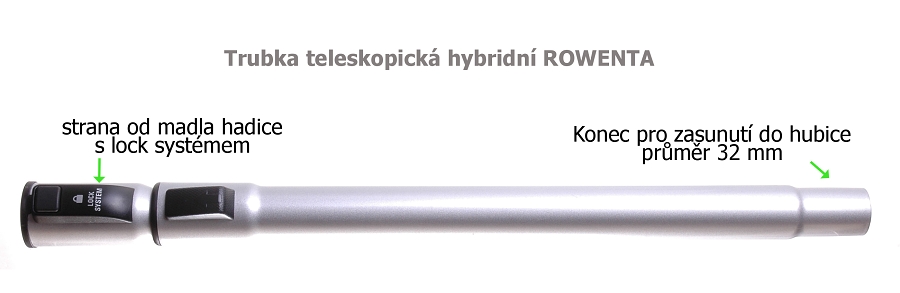 teleskopická trubka Rowenta