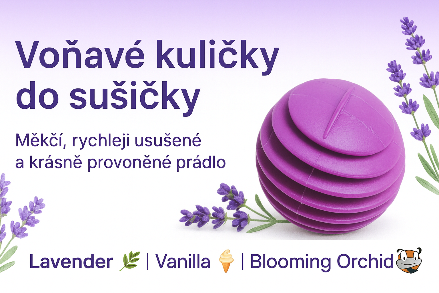 Voňavé míčky do prádla