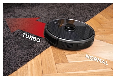 Automatické zvýšení výkonu na koberci VR3520