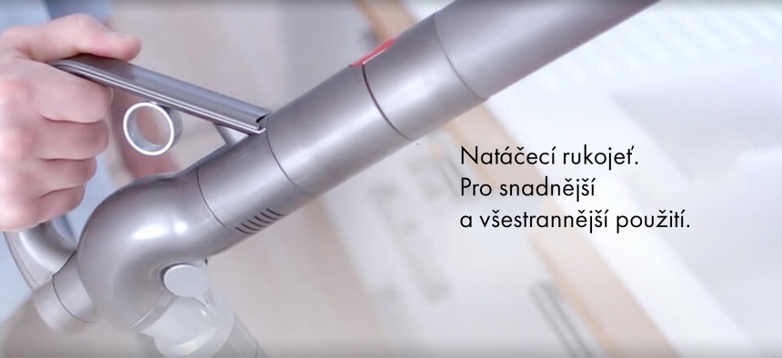 Vysavač Dyson Cinetic Big Ball Absolute 2 ergonom rukojeť