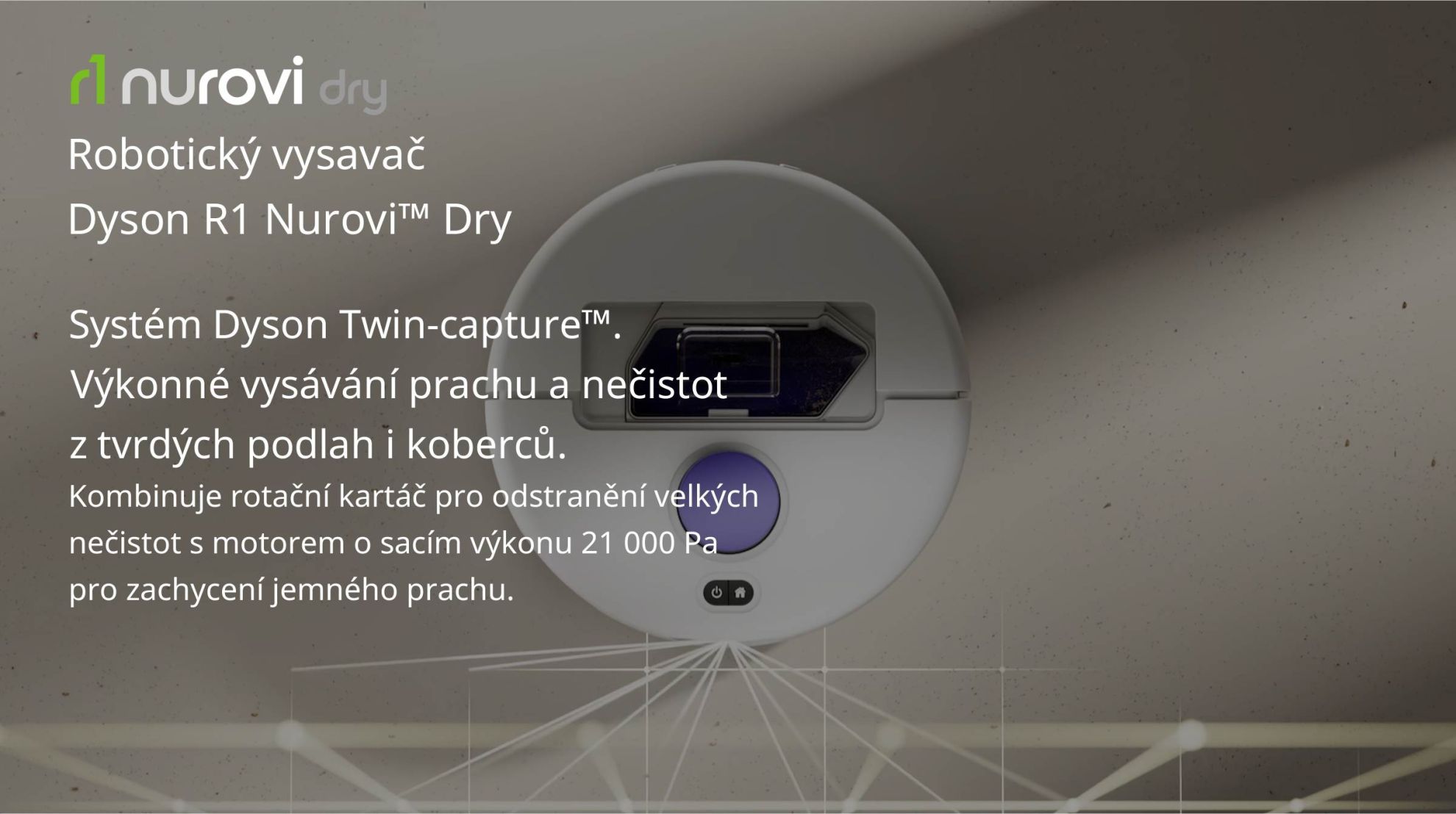 Robotický vysavač R1 Nurovi™ Dry