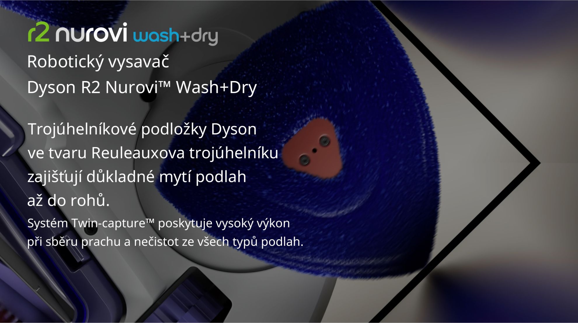Robotický vysavač R2 Nurovi™ Wash+Dry