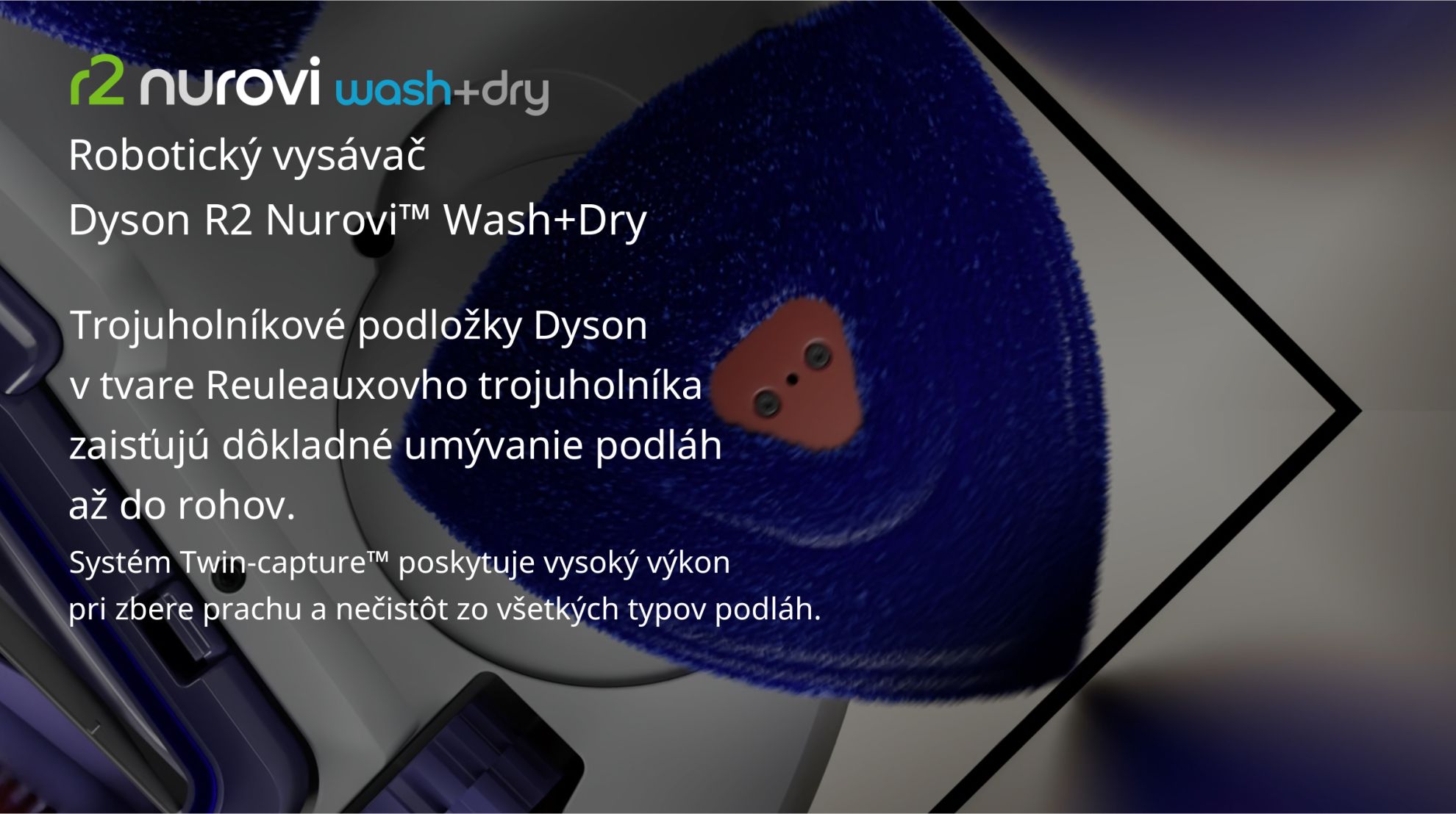 Robotický vysavač R2 Nurovi™ Wash+Dry