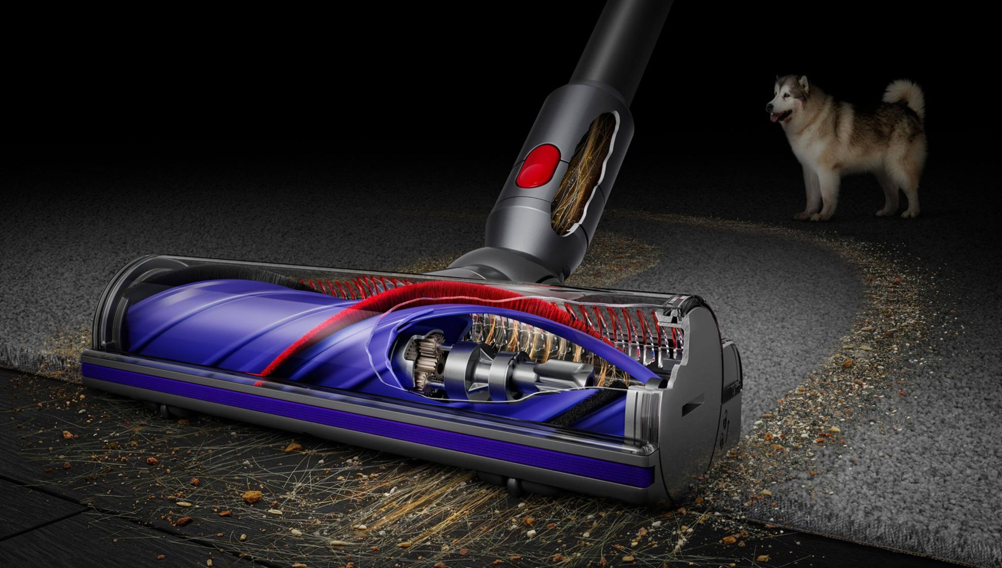 Dyson V10 absolute 23 Podlahová hubice Motorbar