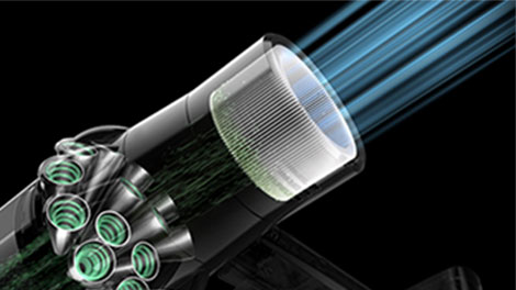 Dyson V11 Pokročilý systém filtrace
