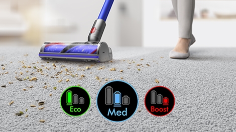 Dyson V11 Správný režim vysávání pro konkrétní úkol