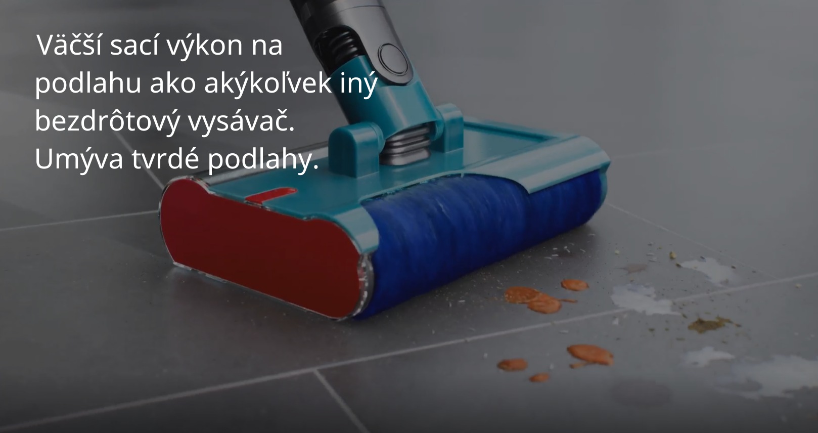 Väčší sací výkon na podlahu