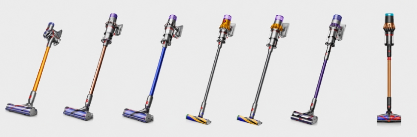 porovnání Dyson V16 s předešlými modely