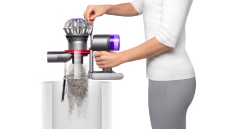 Dyson V8 absolute 23 Bezdotykové vyprazdňování koše