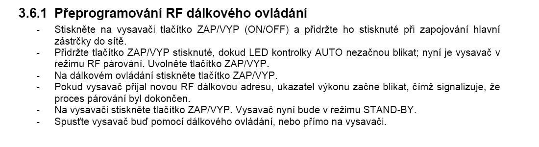 Návod k propojení madla
