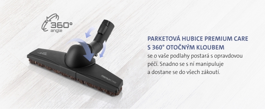 Parketová otočná hubice ETA