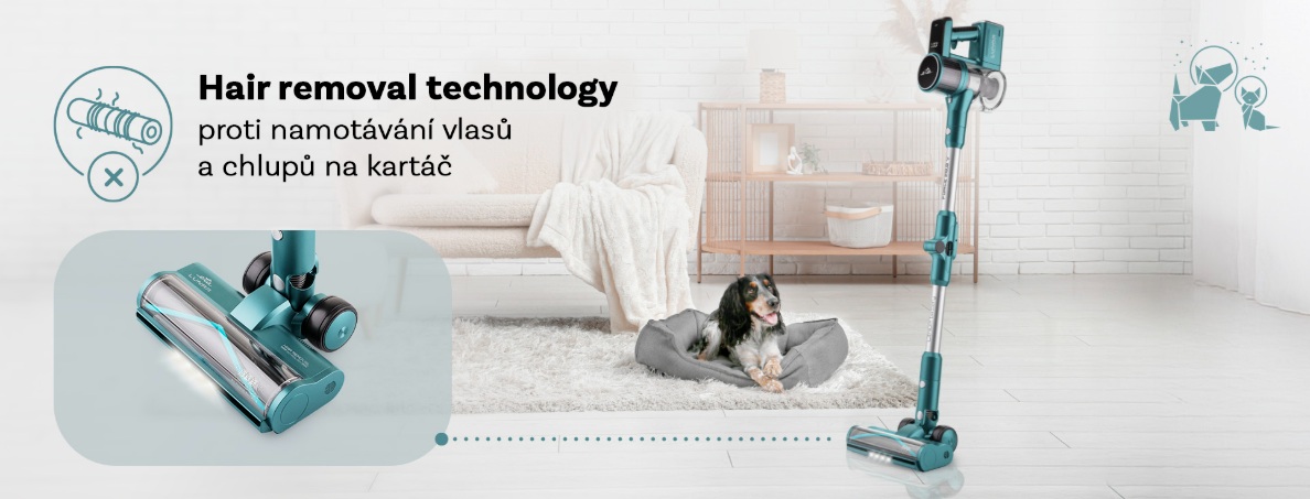 technologie proti namotávání vlasů