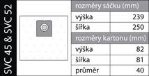 5ks originální sáčky SVCX0452 Sencor SVC 45 a SVC 52