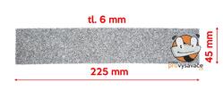 Filtr pěnový  pro sušičky MIELE, 225 x 45 x 5 mm