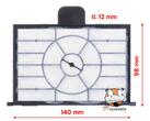 Motorový filtr 00577814 vysavačů Bosch a Siemens