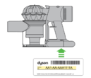 Originální baterie Dyson V8 - verze D