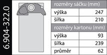 Originální papírové filtrační sáčky KFI222 (6.904-322.0) Kärcher