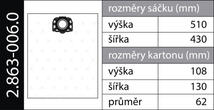 Originální sáčky KFI487 (2.863-006.0) do vysavače Kärcher 