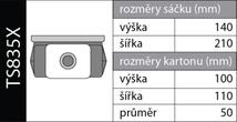 Permanentní sáček Concept ts835X