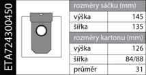 Prachové sáčky pro robotický vysavač ETA Aquilo Pro