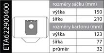 Sáčky pro dokovací stanici robotického vysavače ETA Master 2 Pro