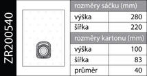 Sáčky Rowenta Hygiene+ ZR200540 – originální balení 4 ks