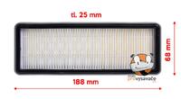 Vstupní nano filtr Samsung DJ97-01045C