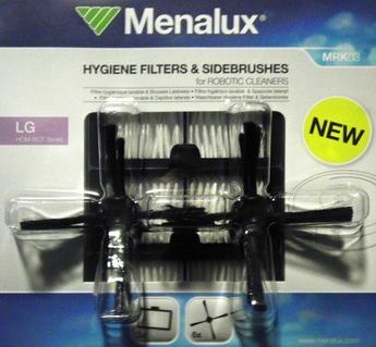 3x hygienický filtr a 6x metličky pro robotický vysavač LG Hom-Bot série MRK03