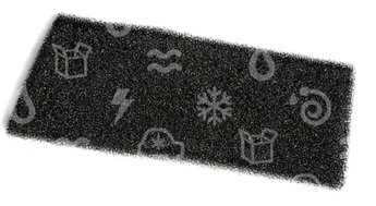 Pěnový filtr do sušičky WHIRLPOOL, HX, 220x110mm
